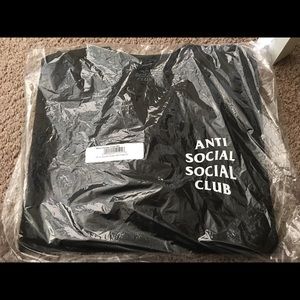 Brand new black anti social social Crewneck